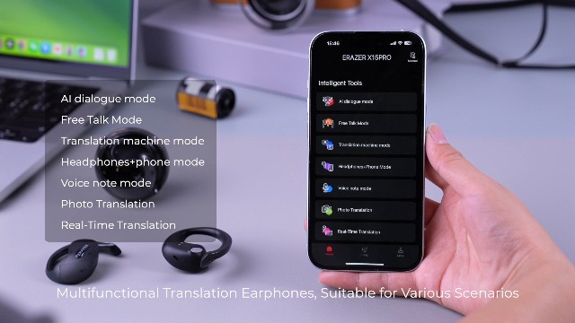 Amazon.com: ERAZER X15 PRO Translation Earbuds Real Time